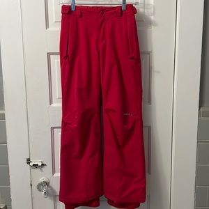 O’Neill girls pink ski pants